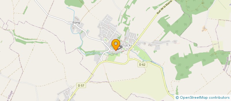 localisation de l'entreprise MADAME NADINE BRISSON  RODEMACK