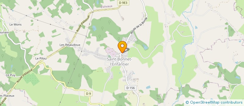 localisation de l'entreprise MADAME NADINE BUGE à SAINT-BONNET-L ENFANTIER