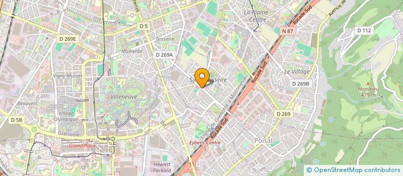 localisation de l'entreprise MADAME NADINE BUGNI  GIERES