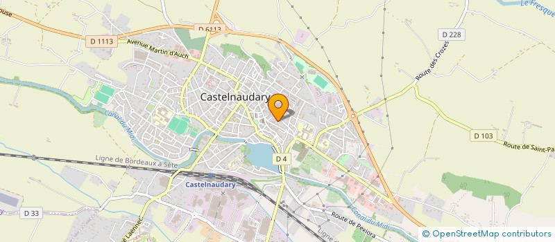 localisation de l'entreprise MADAME NADINE BUTIN à CASTELNAUDARY