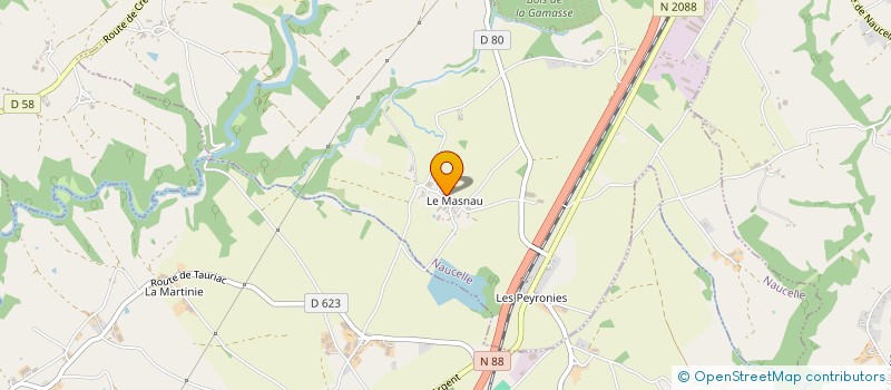 localisation de l'entreprise MADAME NADINE CALVIAC  CABANES