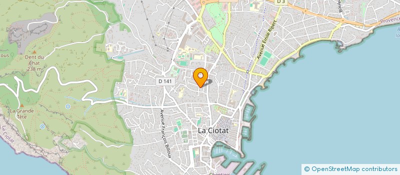 localisation de l'entreprise MADAME NADINE CAMILOTTO à LA CIOTAT