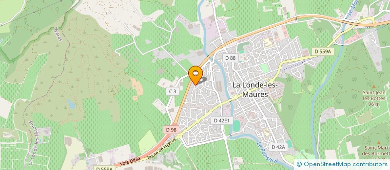 localisation de l'entreprise MADAME NADINE CAMUS à LA LONDE-LES-MAURES