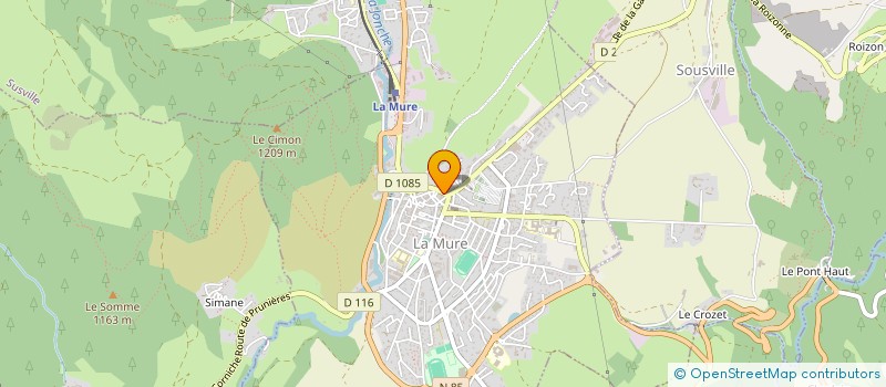 localisation de l'entreprise MADAME NADINE CARGNELUTTI  LA MURE