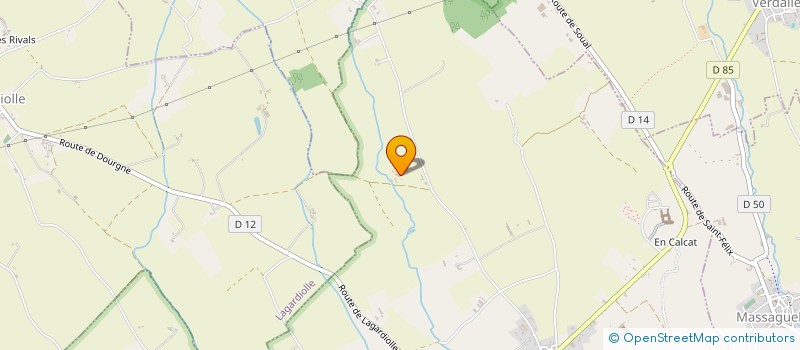 localisation de l'entreprise MADAME NADINE CARLES  DOURGNE