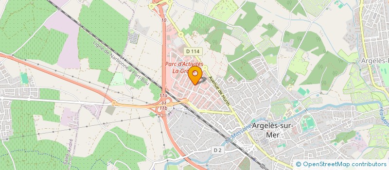 localisation de l'entreprise MADAME NADINE CARNIEL à ARGELES-SUR-MER