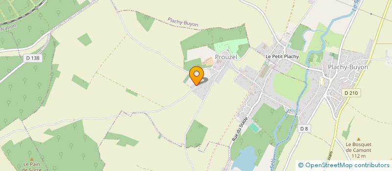 localisation de l'entreprise MADAME NADINE CARON  PROUZEL