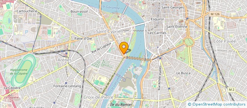 localisation de l'entreprise MADAME NADINE CARTEAUD à TOULOUSE