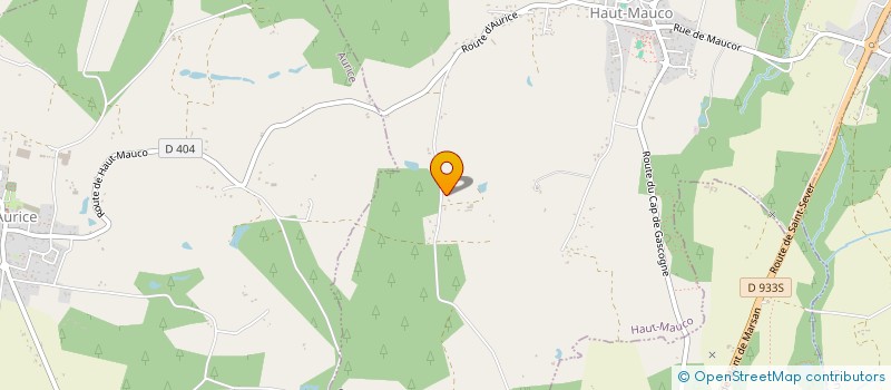 localisation de l'entreprise MADAME NADINE CASSAGNE  HAUT-MAUCO