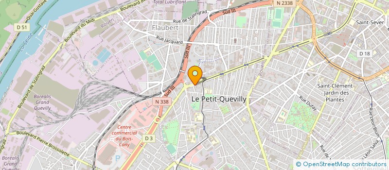 localisation de l'entreprise MADAME NADINE CATEL à LE PETIT-QUEVILLY