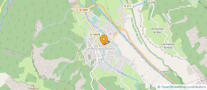 localisation de l'entreprise MADAME NADINE CATTANEO  LE BOURG D'OISANS