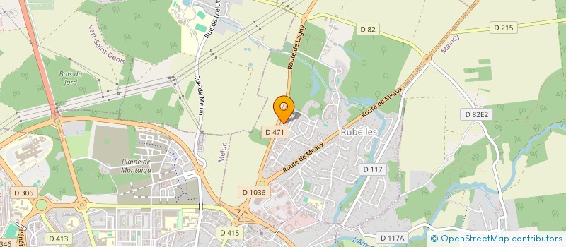 localisation de l'entreprise MADAME NADINE CAVIGNY  RUBELLES