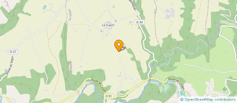 localisation de l'entreprise MADAME NADINE CAYRE  LE SEGUR