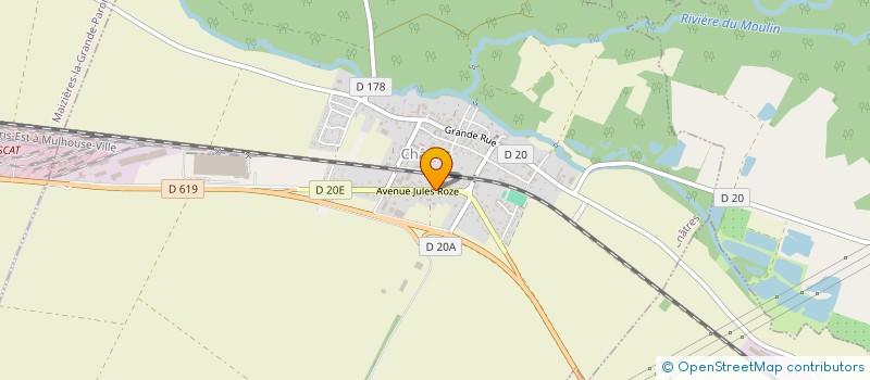 localisation de l'entreprise MADAME NADINE CHAGNIOT  CHATRES