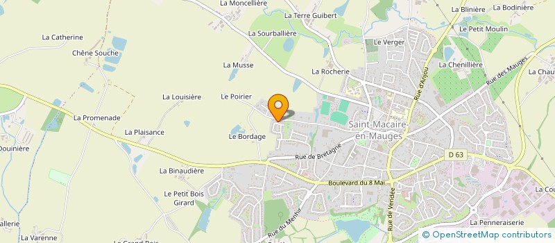 localisation de l'entreprise MADAME NADINE CHAILLEUX  SEVREMOINE