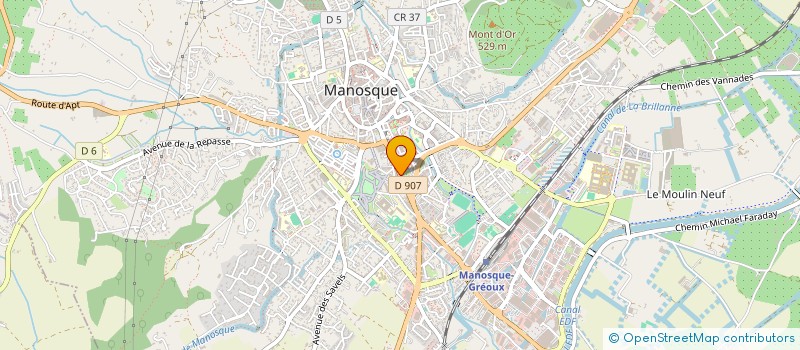 localisation de l'entreprise MADAME NADINE CHARLES à MANOSQUE