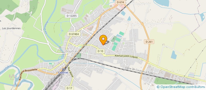 localisation de l'entreprise MADAME NADINE CHAROLLAIS  COUTRAS