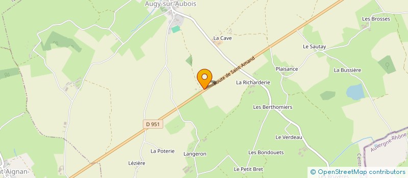 localisation de l'entreprise MADAME NADINE CHARPY  AUGY-SUR-AUBOIS