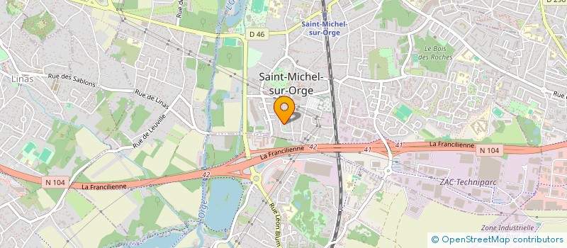 localisation de l'entreprise MADAME NADINE CHASTAGNOL à SAINT-MICHEL-SUR-ORGE
