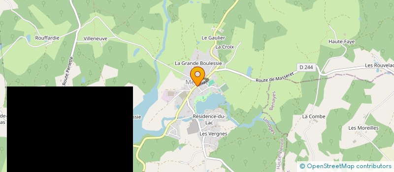 localisation de l'entreprise MADAME NADINE CHASTAING à MEUZAC