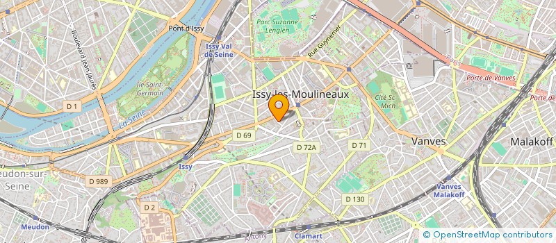 localisation de l'entreprise MADAME NADINE CHAUVEAU à ISSY-LES-MOULINEAUX