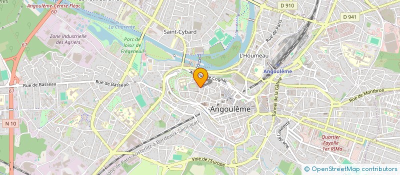 localisation de l'entreprise MADAME NADINE CHIROL à ANGOULEME