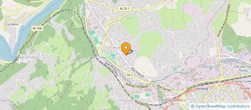 localisation de l'entreprise MADAME NADINE CHOUCHOU  UNIEUX