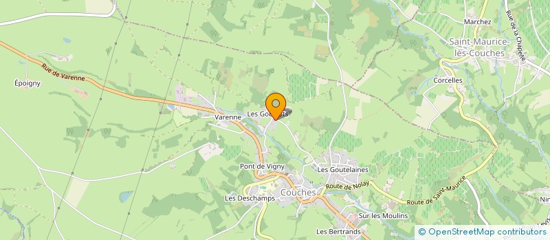 localisation de l'entreprise MADAME NADINE CLAIR  COUCHES