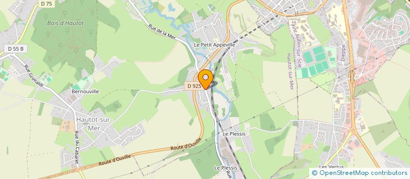 localisation de l'entreprise MADAME NADINE CLAPISSON  HAUTOT-SUR-MER