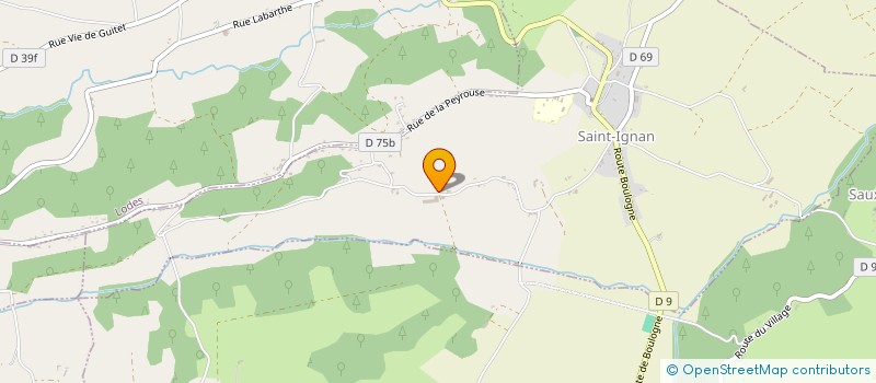 localisation de l'entreprise MADAME NADINE CLAVERIE  SAINT-IGNAN