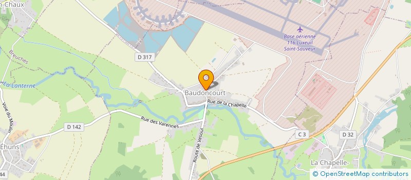 localisation de l'entreprise MADAME NADINE CLEMENT  BAUDONCOURT