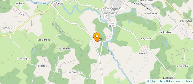 localisation de l'entreprise MADAME NADINE CLOUET  CUSSAC