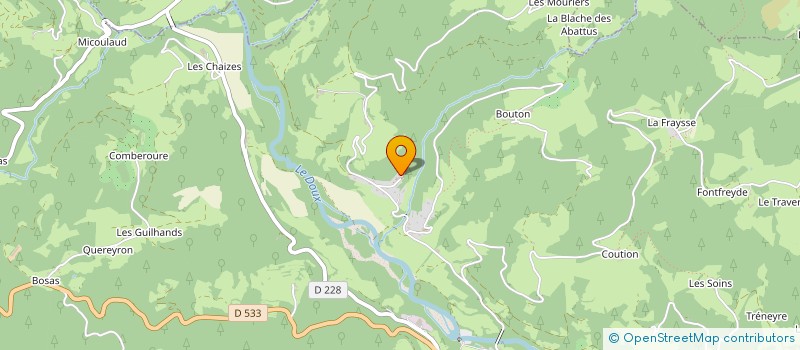 localisation de l'entreprise MADAME NADINE CLUZEL à DESAIGNES
