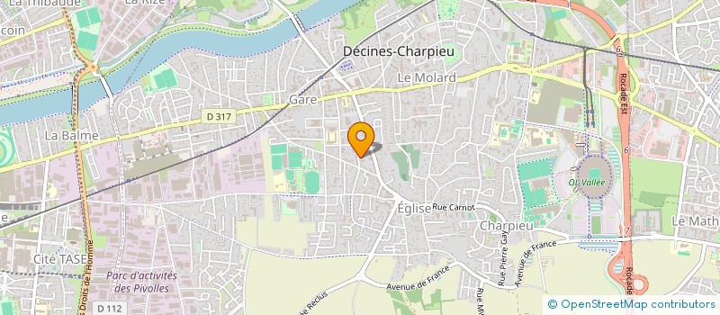 localisation de l'entreprise MADAME NADINE COHEN  DECINES-CHARPIEU