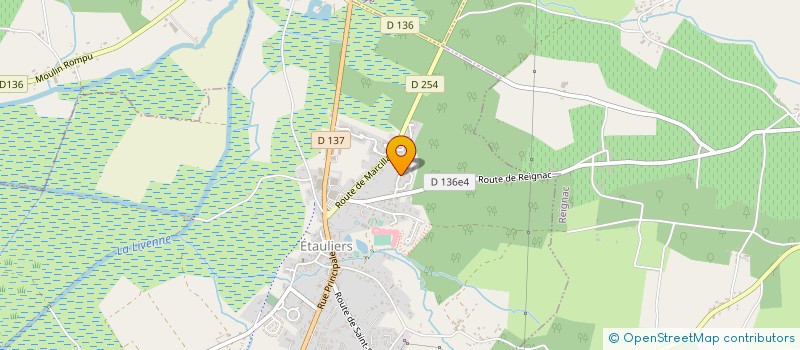 localisation de l'entreprise MADAME NADINE COILLARD  ETAULIERS