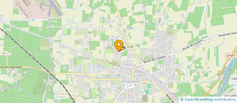 localisation de l'entreprise MADAME NADINE COISSIEUX à JONQUIERES