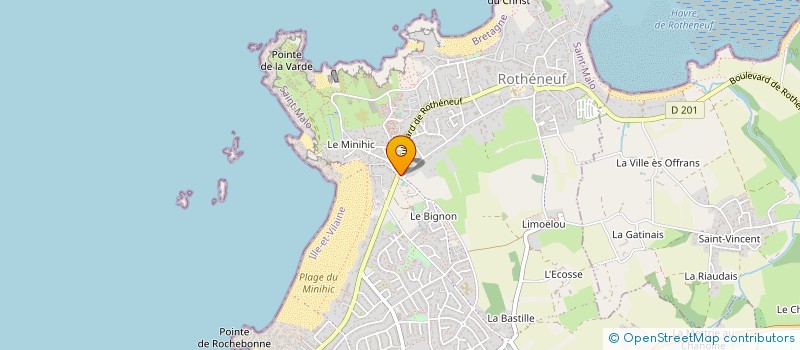localisation de l'entreprise MADAME NADINE COLAS à SAINT-MALO