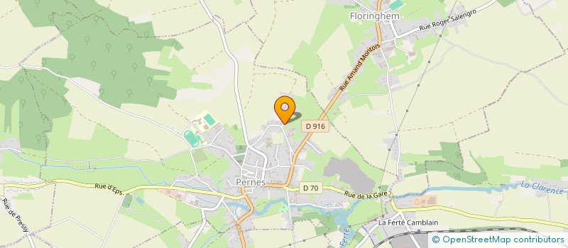 localisation de l'entreprise MADAME NADINE CORDONNIER  PERNES