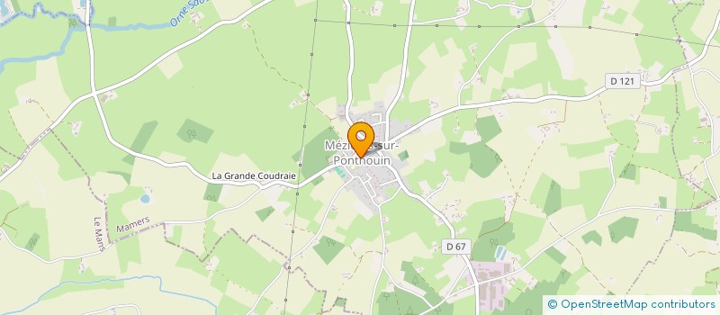 localisation de l'entreprise MADAME NADINE COTE COLISSON  MEZIERES-SUR-PONTHOUIN