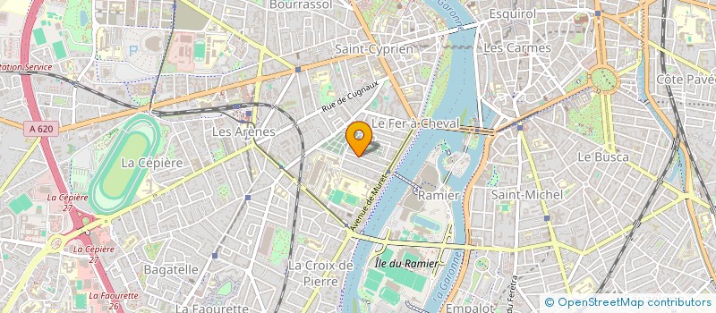 localisation de l'entreprise MADAME NADINE COULIE à TOULOUSE