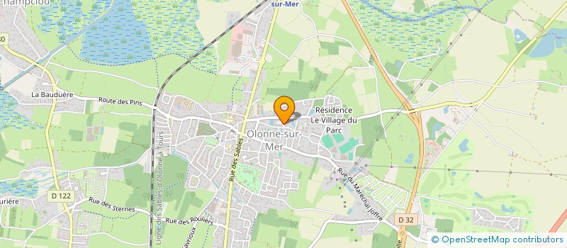 localisation de l'entreprise MADAME NADINE COUREL à LES SABLES D'OLONNE