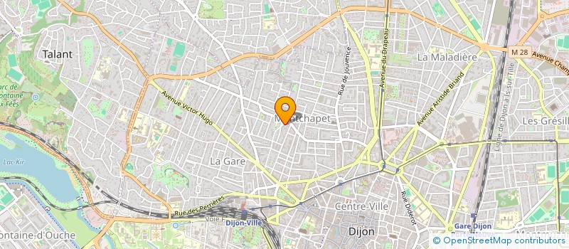 localisation de l'entreprise MADAME NADINE COUTURE à DIJON