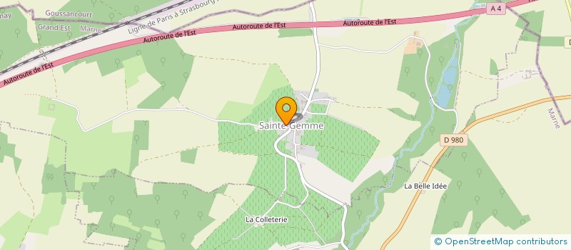 localisation de l'entreprise MADAME NADINE CRAPART  SAINTE-GEMME