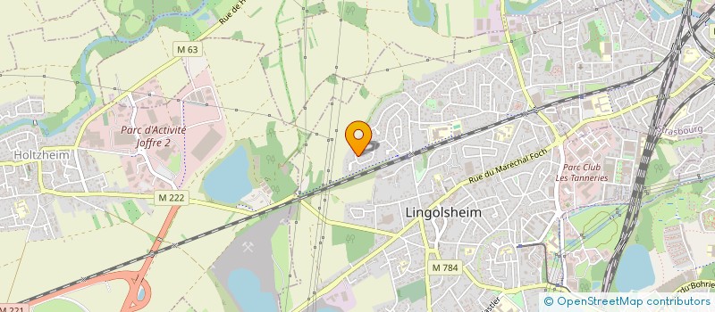 localisation de l'entreprise MADAME NADINE CRUCIANI  LINGOLSHEIM