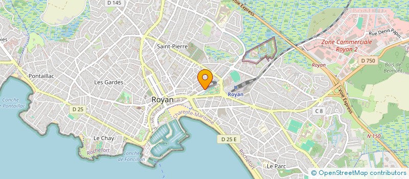 localisation de l'entreprise MADAME NADINE CUGY  SAUJON