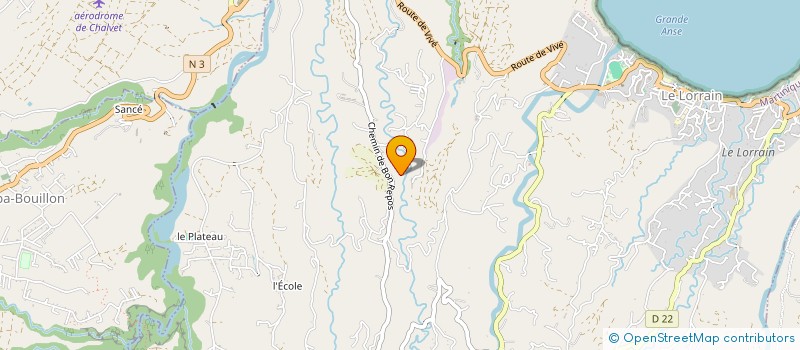 localisation de l'entreprise MADAME NADINE DANTIN  LE LORRAIN