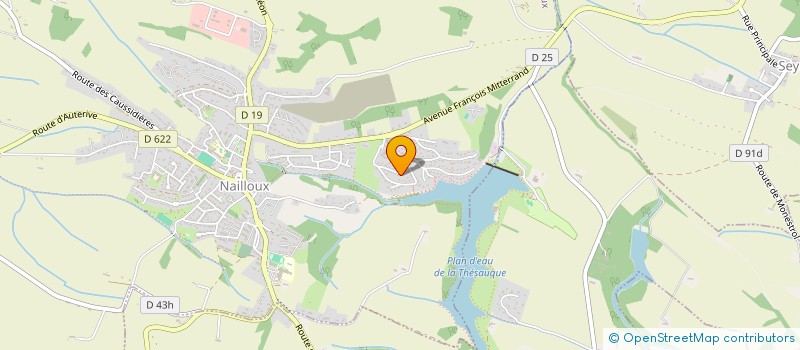 localisation de l'entreprise MADAME NADINE DAUTHUILLE  NAILLOUX