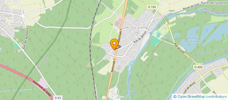 localisation de l'entreprise MADAME NADINE DE FARIA  GREZ-SUR-LOING