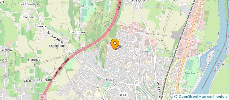 localisation de l'entreprise MADAME NADINE DEBERTOLIS à MACON