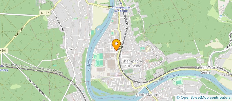 localisation de l'entreprise MADAME NADINE DECHET  CHAMPAGNE-SUR-SEINE